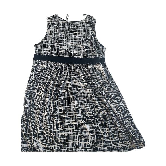 Avenue Black & White Abstract Print Sleeveless Dress – Size 26/28 - Picture 2 of 6